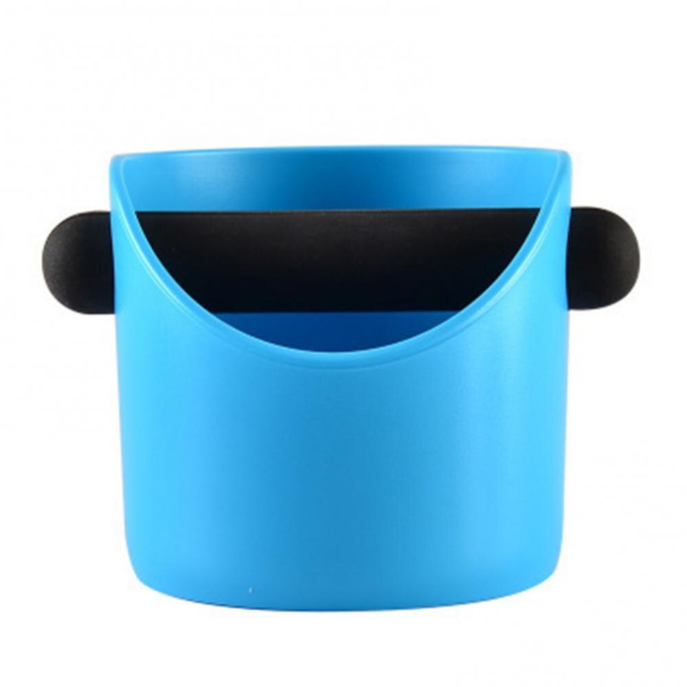 Bin Household Coffee Grind Knock Box Container Anti Slip Coffee Dump Cafe Tools Kitchen Coffeware Sets: Blue