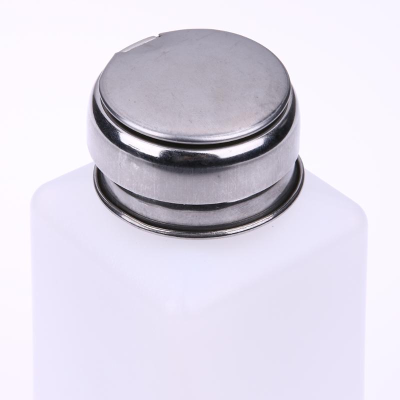 Pompe vide pour désinfecter, 200ML, liquide, à pression pour enlever le vernis à ongles, nettoyant, distributeur, récipient rechargeable de maquillage, supérieure