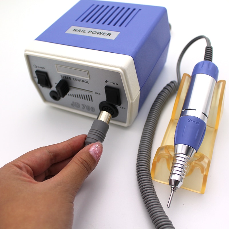 Ponceuse à ongles électrique JD700 Pro, 30000 tr/min, équipement de manucure/pédicure, accessoire