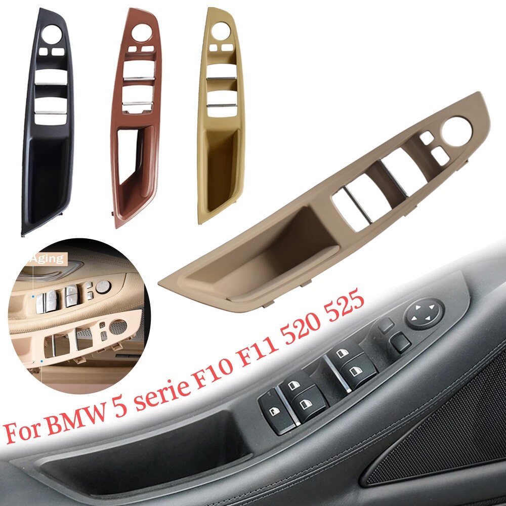 Voor Bmw 5 Serie F10 F11 F18 Deur Binnenste Handvat Linksvoor Deur Binnendeur Panel Driver&#39;s Seat Knop Schakelaar frame Opslag