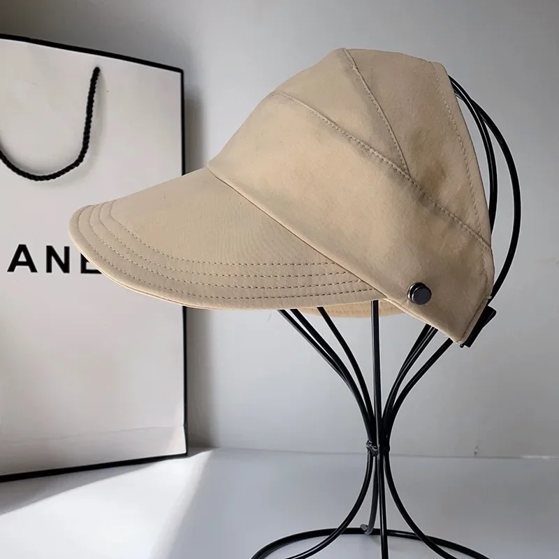1 pz estate/autunno cappello di protezione solare superiore vuoto per le donne ragazze all'aperto anti UV berretto da baseball a tesa larga cappelli da trekking da viaggio da spiaggia