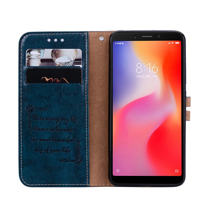 Für Xiaomi Redmi 6 6A fallen Leder Brieftasche fallen für redmi 6a Karte Halfter kippen fallen Für Xiaomi Redmi6 Redmi 6a Telefon Fällen Coque