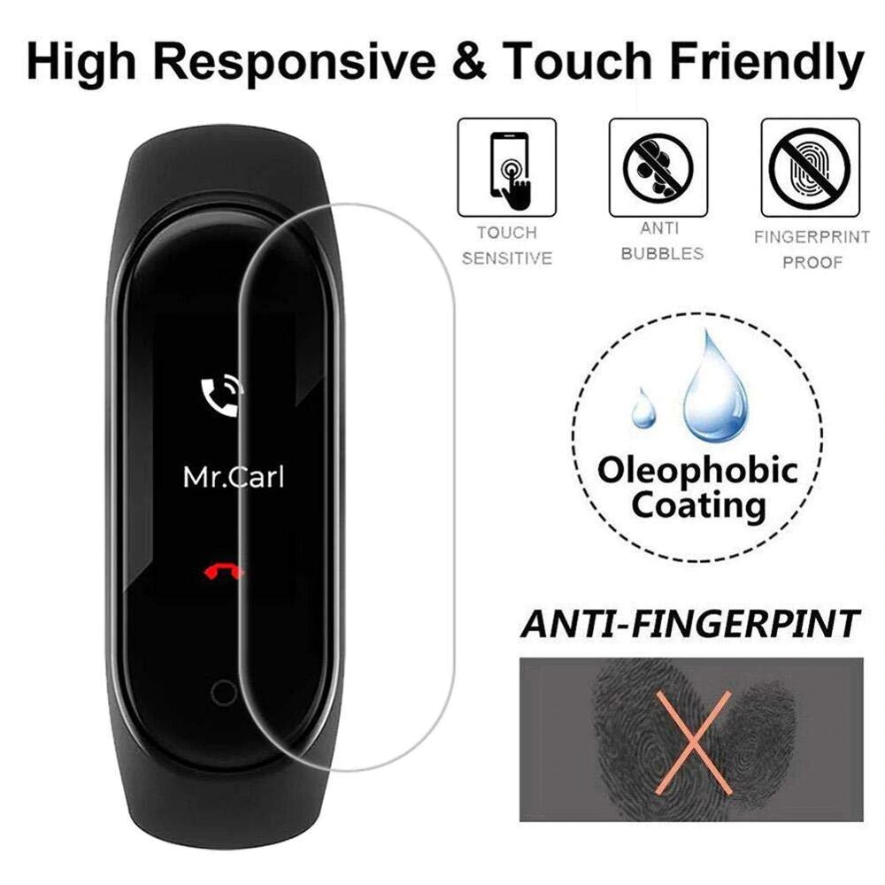 Screen Protectors Voor Xiaomi Mi Band 6, Lot Van 3 Screen Protector, Activiteit Band, Xiaomi, activiteit Horloge