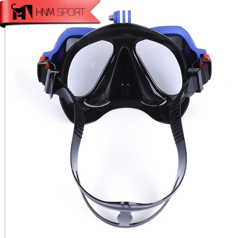 Professionele Onderwater Duikbril Scuba Snorkel Zwembril voor GoPro Xiaoyi Sport Camera Full Droge Eyewear