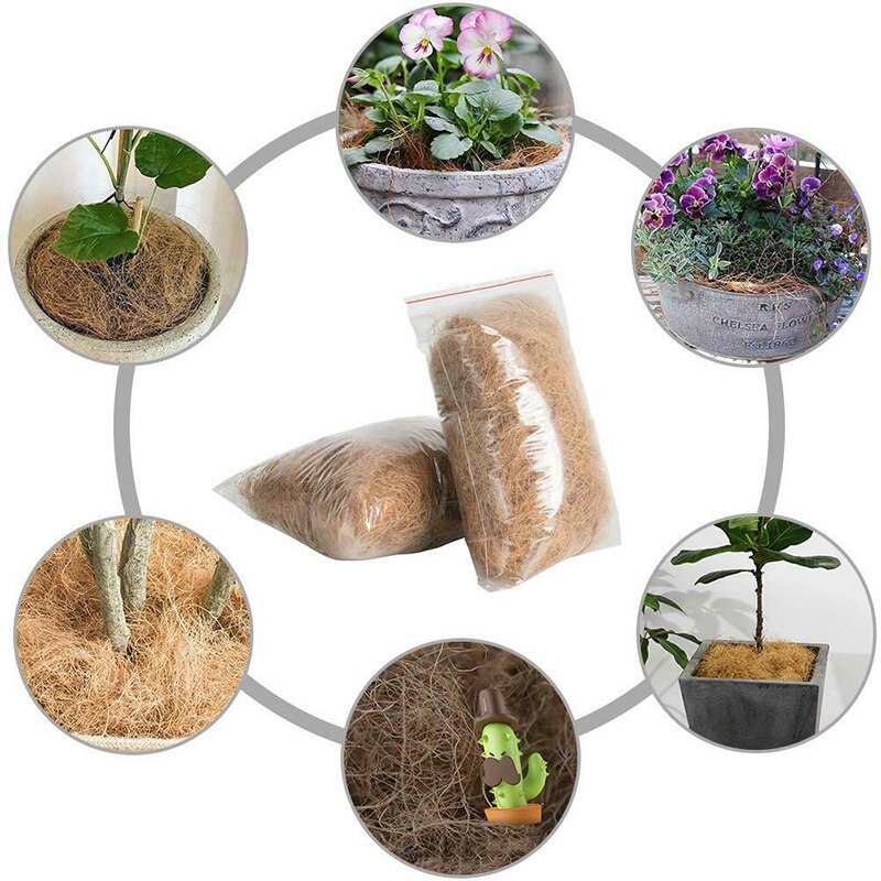 Coconut Husk Fiber Orchids Crafts Pet Bedding Insect-proof Protect Plants Maintain Soil Temperature HG99