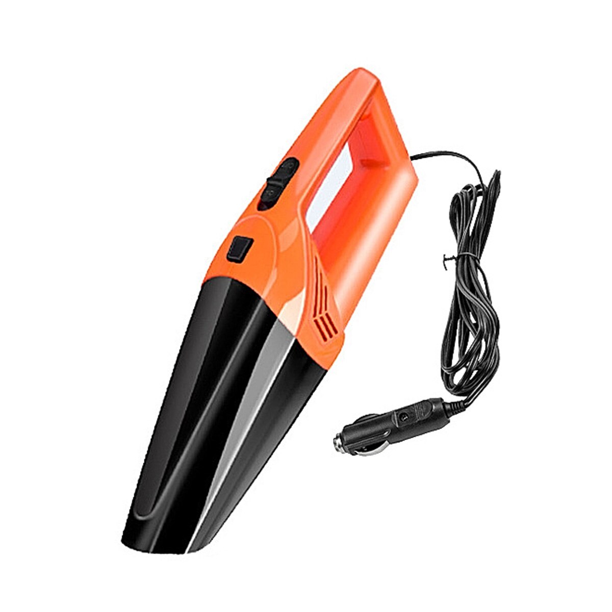Audew 4500pa kraftig trådløs bilstøvsuger håndholdt 120w usb trådløs våd og tør brug genopladelig hjemmestøvsuger: Orange