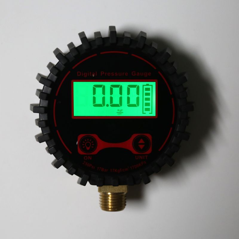 0-250 PSI Digital Reifen Druck Che 1/4 "mit Taschenlampe für Auto Lkw Fahrzeug Fahrrad Motorrad Reifen Inflator Messgerät