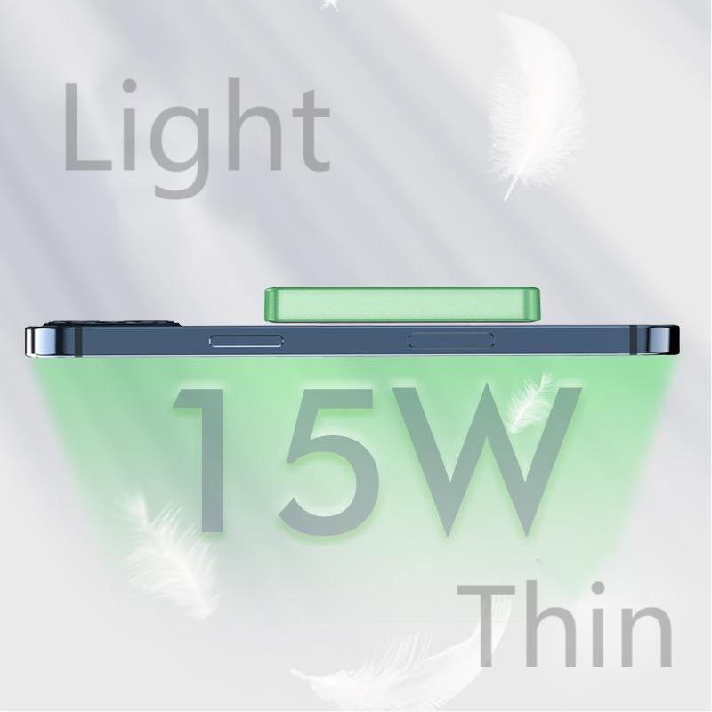 15W chargeur magnétique batterie externe pour Magsafe Iphone12pro Max Mini sans fil charge PD20w Powerbank 10000mAh batterie de téléphone portable