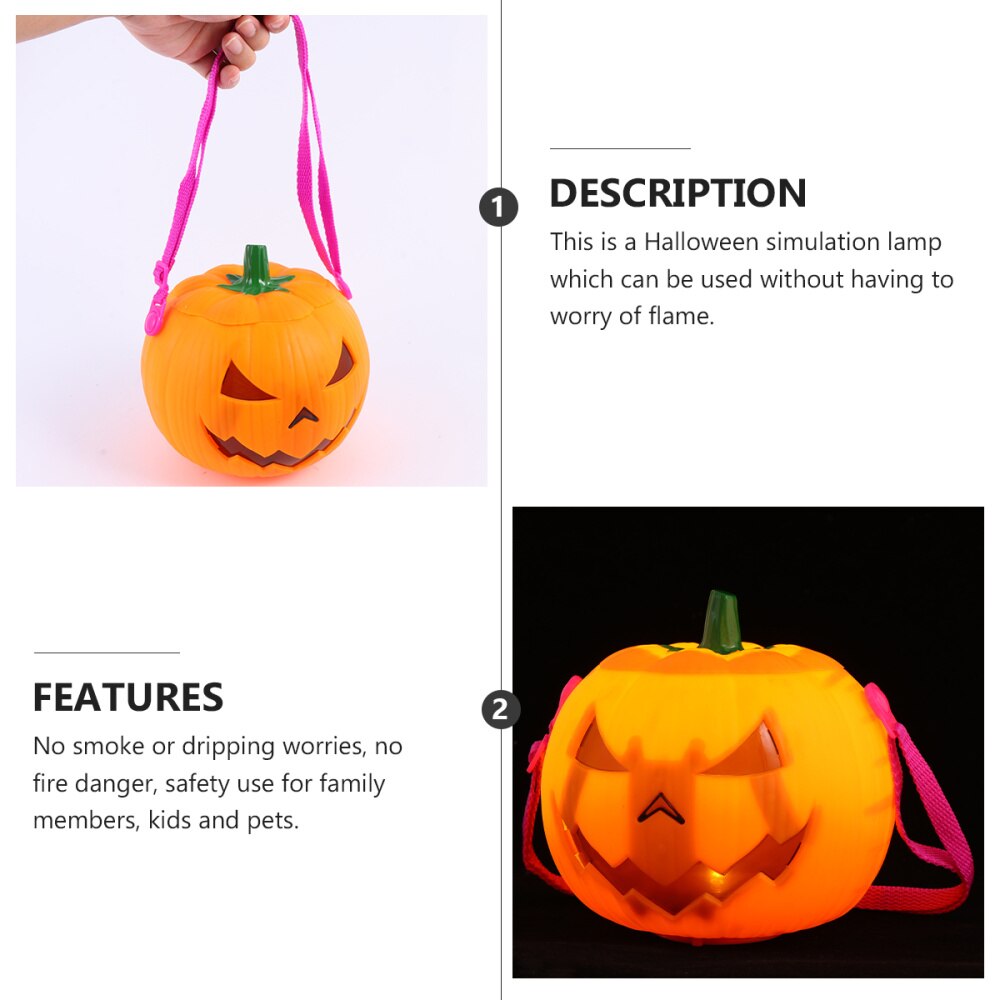 Hand Shining Pumpkin Lamp Pumpkin Lamp Decoration Party Lamp Lantern