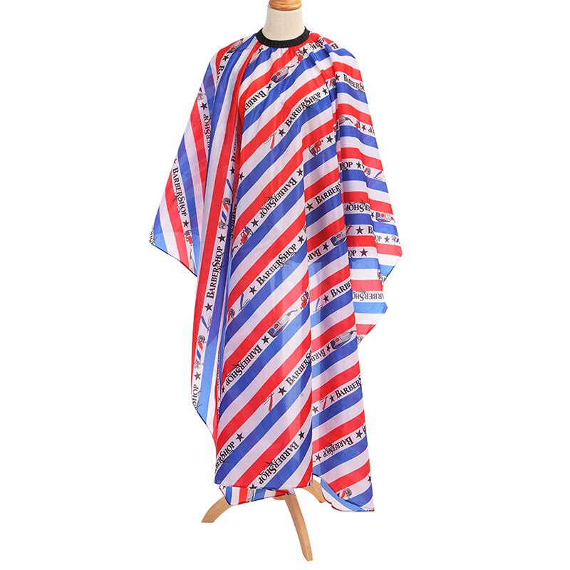 Tablier de barbier en Polyester pour Salon de coiffure, bâche pour coupe de cheveux: Red Apron