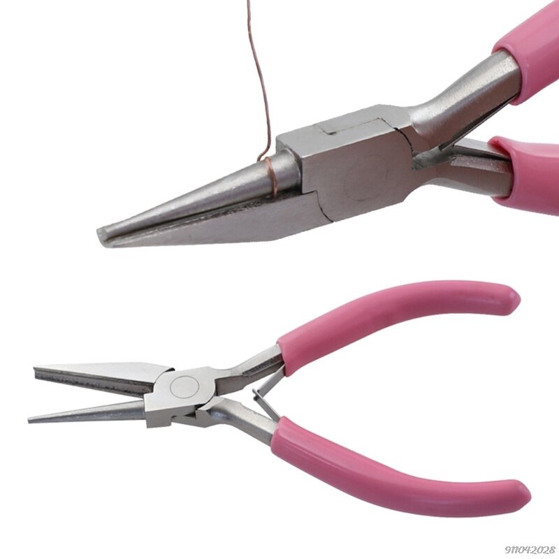 5Inch Round Concave Pliers Wire Looping Pliers Mini Precision Pliers Wire Bending Tools for DIY Jewelry Making Hobby