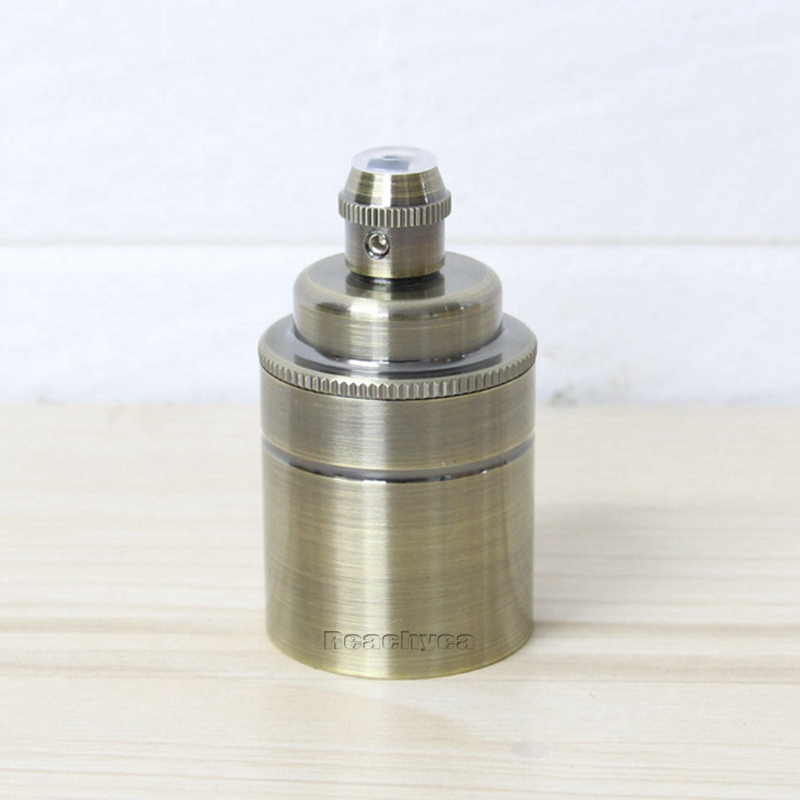 E27 Brass Lamp Holder Vintage Bulb Base Holder Pendant Light Fittings for Home Lights