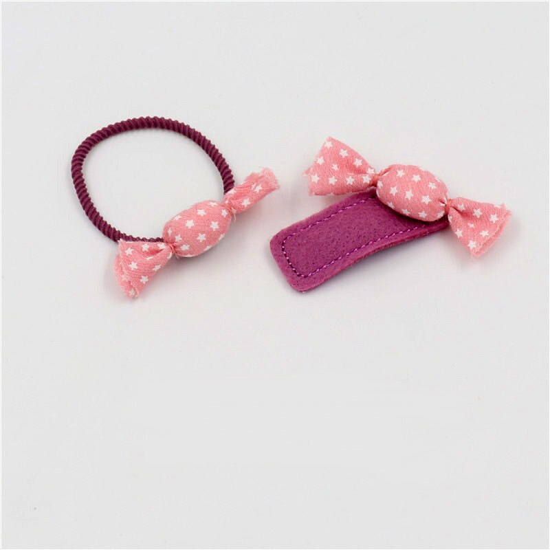 2 pièces Mignon Kid Filles Pinces À Cheveux Bonbons Tandem Boule Pompon Épingles À Cheveux Barrettes Chapeaux Bébé Enfants Cheveux Accessoires Chapeaux: 2-Purple