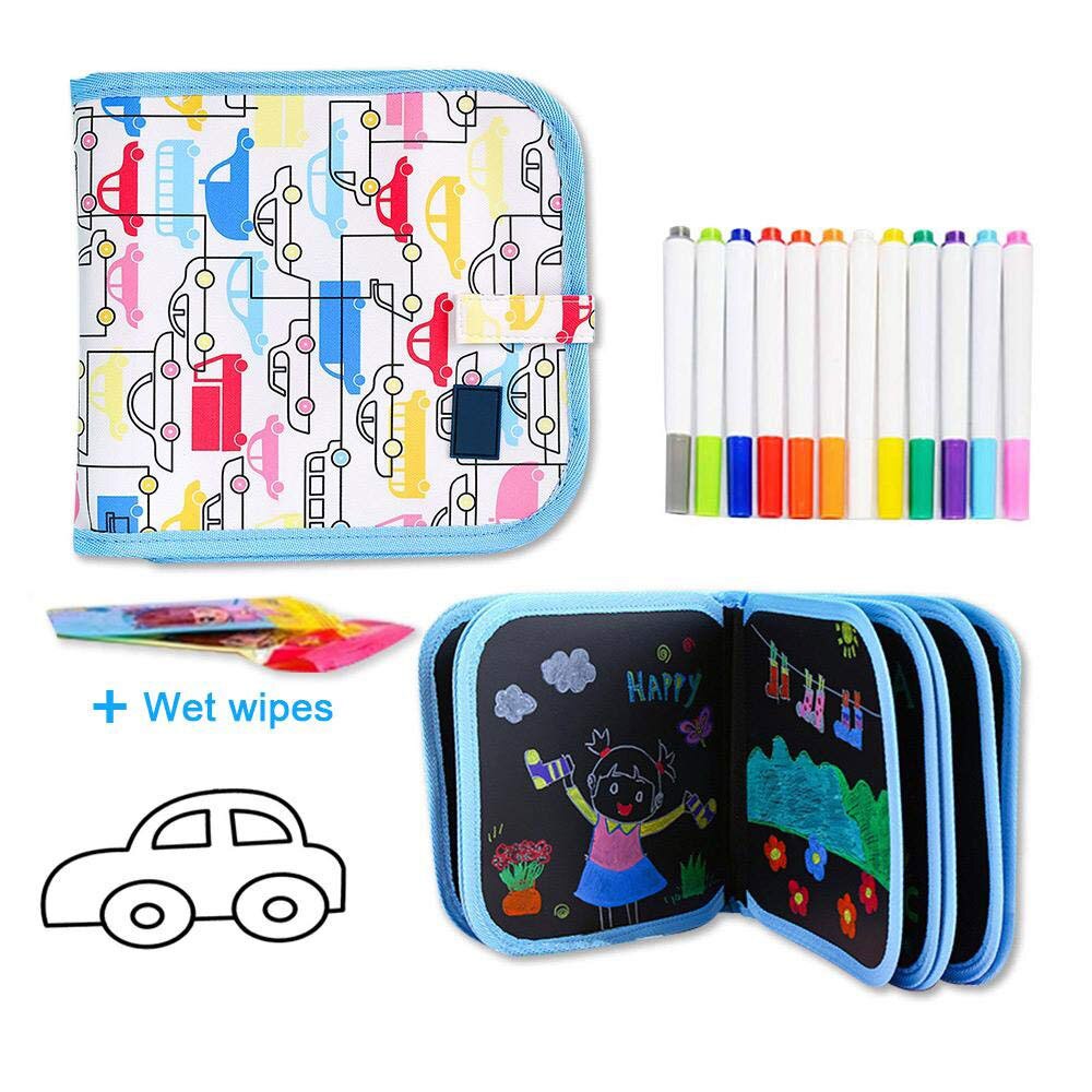 Portable Child Doodle Boards Repeatable Wiping Child Drawing Book Writing Board Scribble Boards Double Sided Toys Drawing