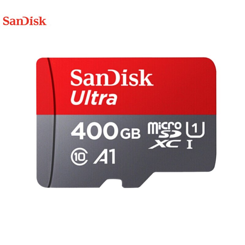 Sandisk-tarjeta de memoria flash Clase 10, Microsd TF/sd A1 de 16GB, 32gb, 64GB, 128GB, 200GB, 256GB y 400GB, UHS-1