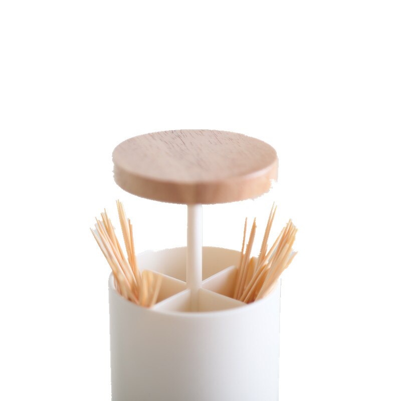 Home Hand-pressed Cotton Swab Barrel Simple Tooth Receiving Box Rod Storage