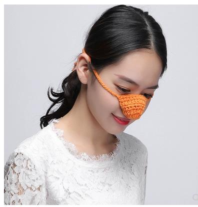 Persoonlijkheid wol beschermende masker neus warm warm ademende mannen en vrouwen slaap slaap met beschermende maskers