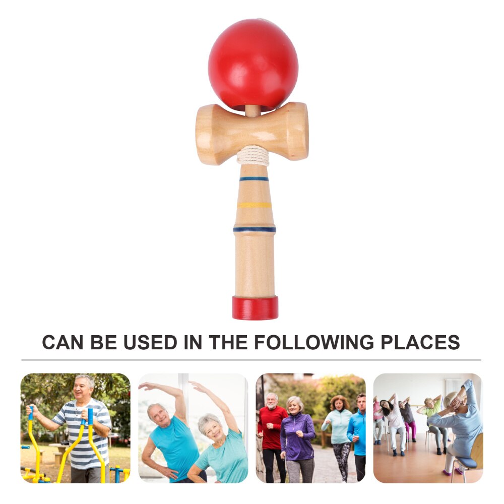 Kendama-juguete de madera para niños, juguete de habilidad educativa, Kendama, Fitness, 1 unidad