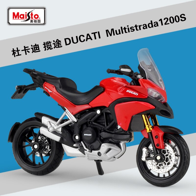 Maisto NUOVO 1:18 DUCATI panigale v4 Pressofuso In Lega Modello di Moto Praticabile Shork-Assorbitore Giocattolo Per I Regali Dei Bambini Toy Collection: 1200S