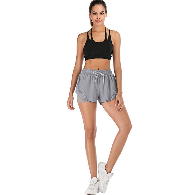 Sport Fitness Vrouwen Casual Broek Breed En Flatteus Slim Fit Shorts