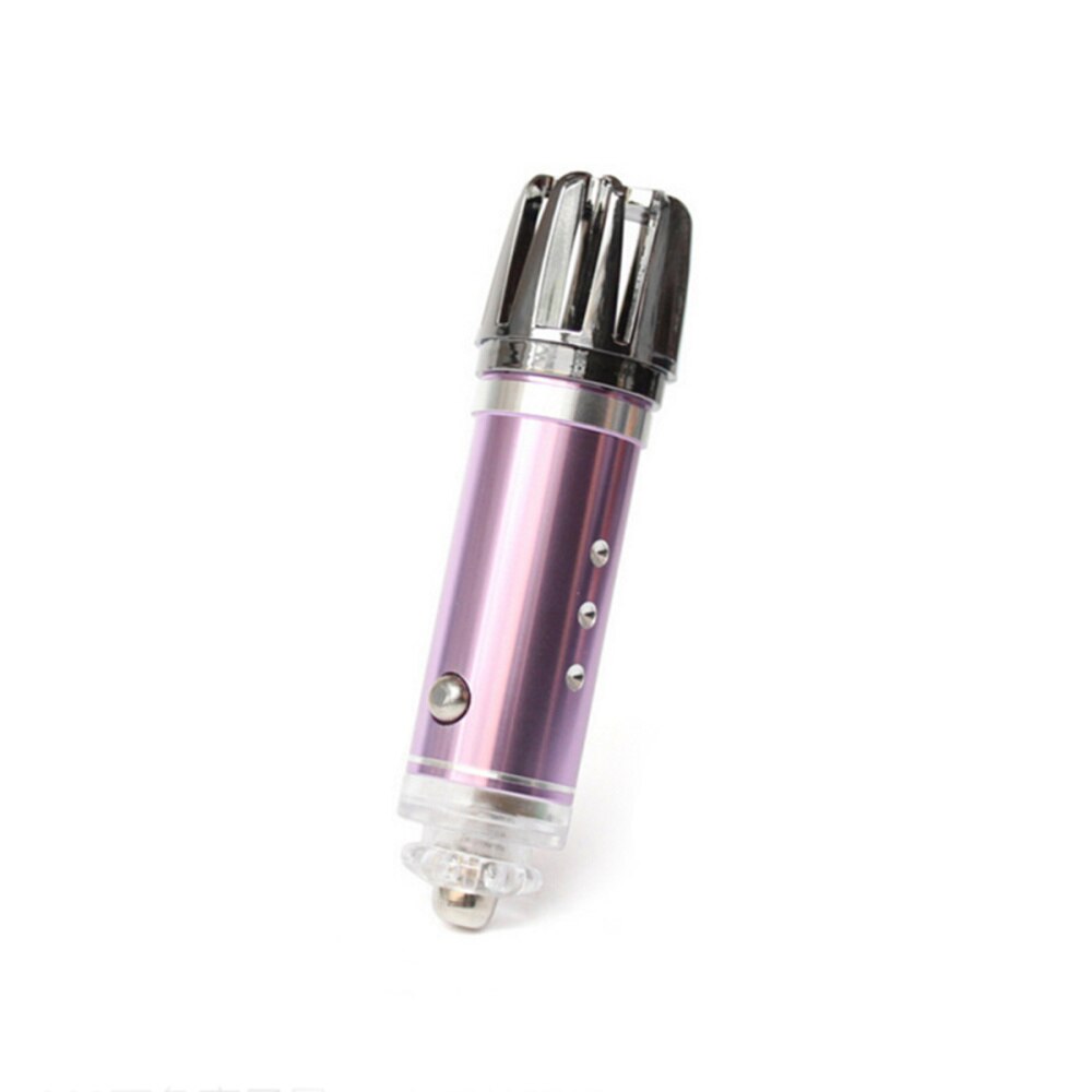 JO-6278 Car Air Purifier Ionizer Impulse Type Vehicle Air Purifier Ionizer Atmosphere Cleaner Gadget (Purple)