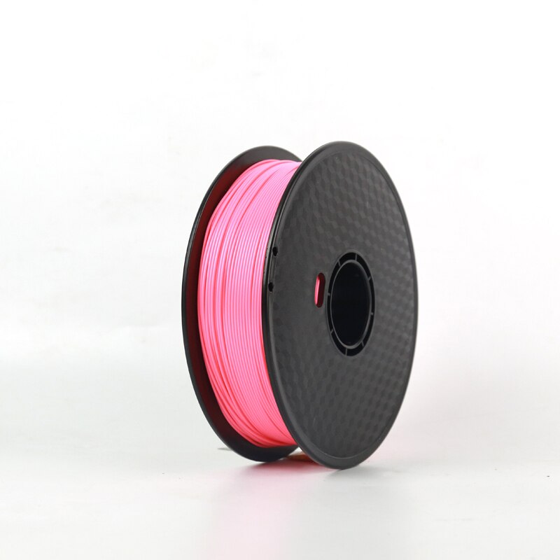 WANHAO-filamento de impresora 3D PLA + más elástico, 1kg, 1,75mm, 19 colores, materiales de filamento de impresión de plástico 3D: Pink