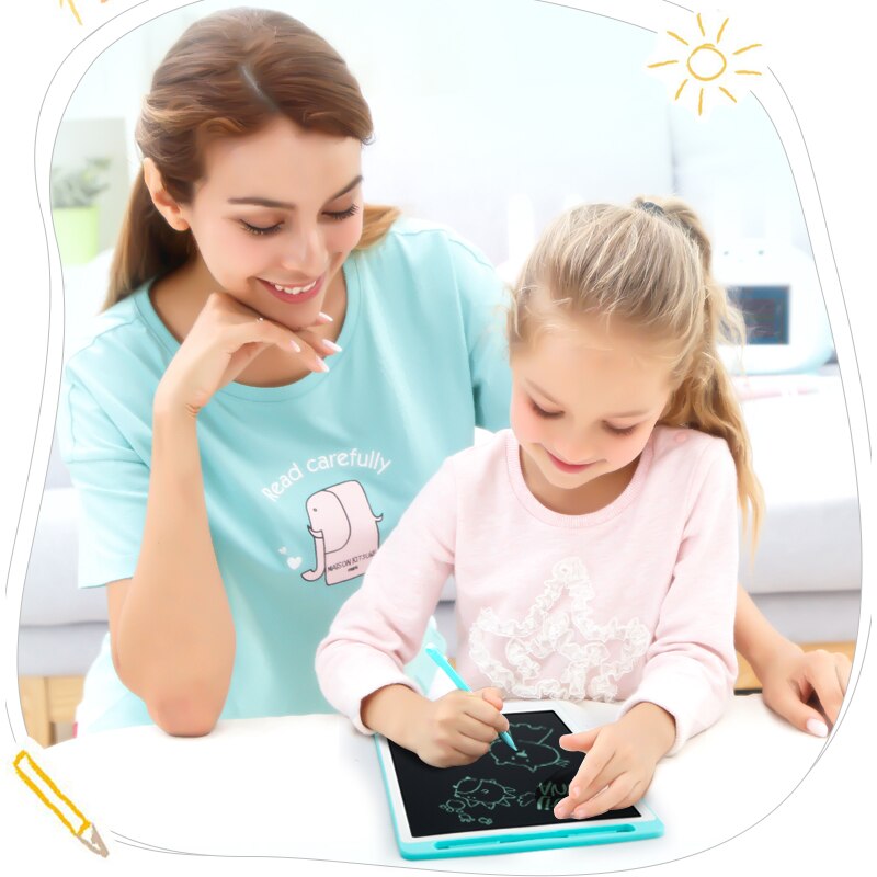 10 Inch LCD Writing Tablet Kids Drawing Learning and Games Color Electronic Graphic Board for Child
