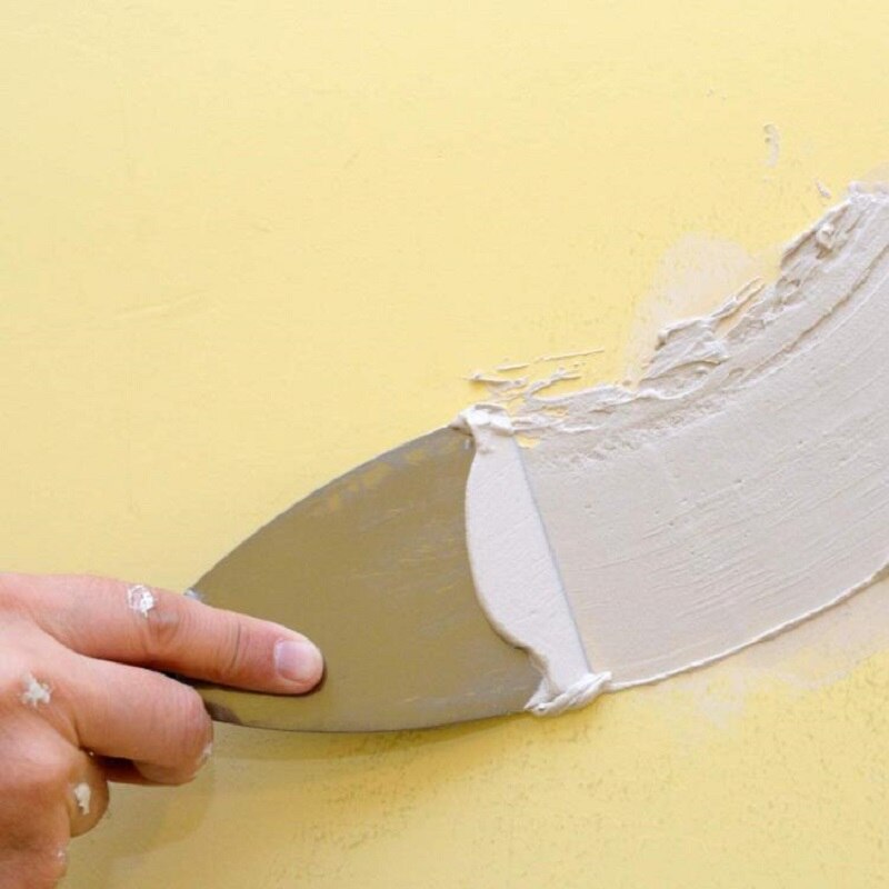 Scraper For Paint Removal Stainless Steel Scraper Putty Knives with Wooden Handle for Taping Paint Wall Floor Tile 4pcs