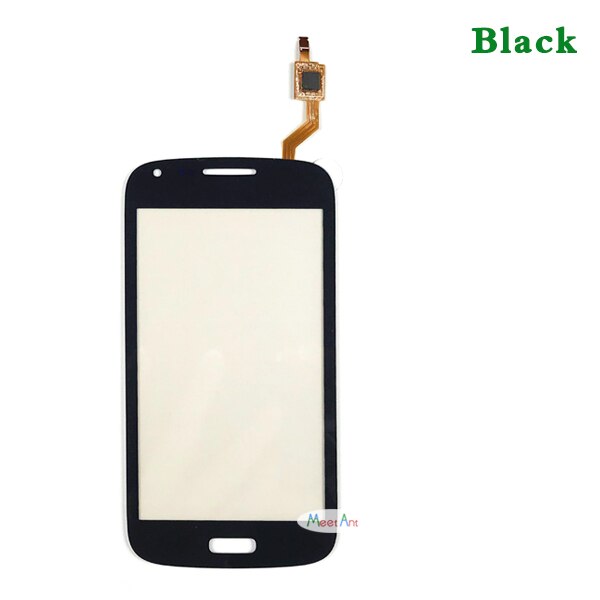 4,3 de para Samsung Galaxy Core Duos GT-i8260 i8260 i8262 Panel de lente de cristal frontal con Sensor de digitalizador de pantalla táctil: black No Tool