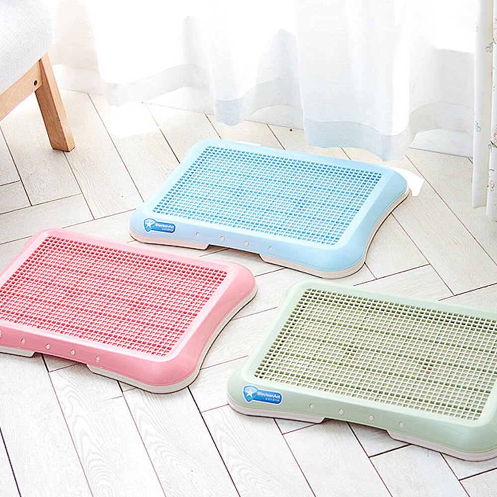 Plastic Pet Toilet Column Dog Toilet Lattice Potty Toilet Column For Dogs Cat Pad Doggy Pee Training Toilet Clean Pet Product