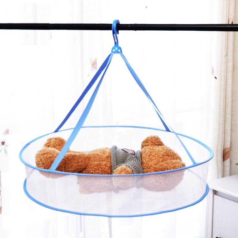 Drying Rack Mesh Windbreak Clothes Drying Basket Apron Clothes Drying Net Sweater Flat Net Clothes Drying Rack Folding Drying Ra