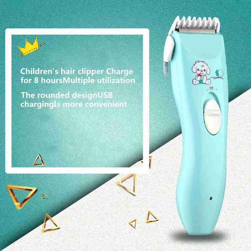 Baby Hair Trimmer Electric Hair USB Baby Shaver Remover Cutting Hair Cutting Kid Children Noise Low Rechargeable Cu Y8F3