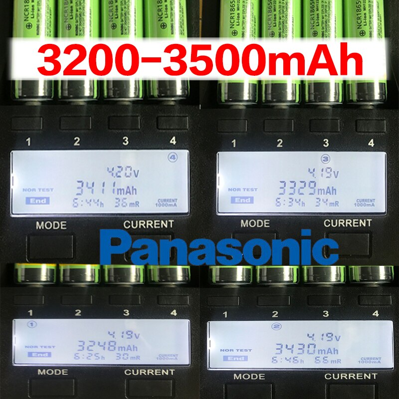 neue Original NCR18650B 3,7 v 3400mAh 18650 lithium-akku für Panasonic taschenlampe batterien + Spitzen