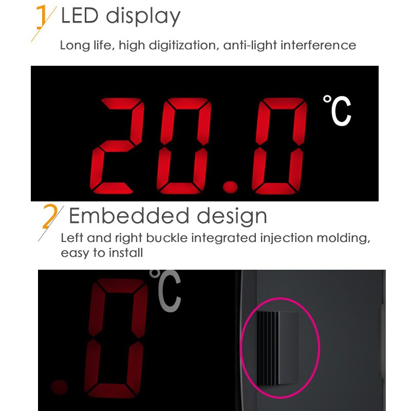 Digital kylmätare, elektronisk termometer med hög precision  , 1pc