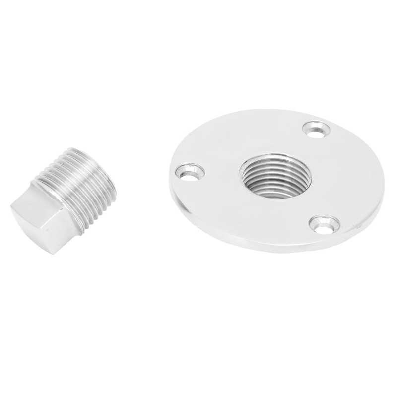 Round Drain Plug Stainless Steel Boat Screw Garboard Drain Plug 19mm for Marine Boats Hardware Accessory