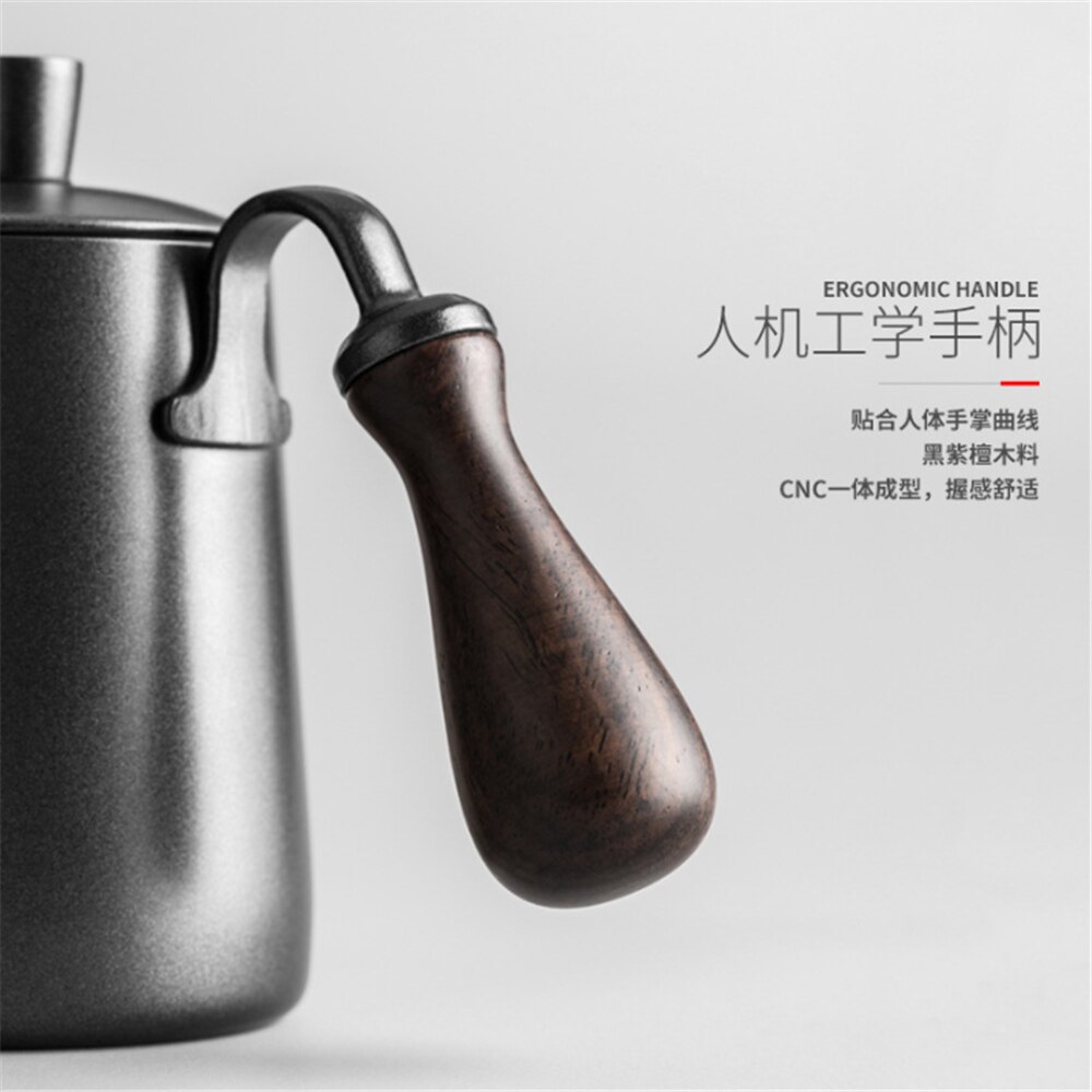 CAFEDE KONA cafetière 360ML/600ML en acier inoxydable col de cygne goutte à goutte bouilloire col de cygne bouche mince goutte à goutte café bouilloire théière