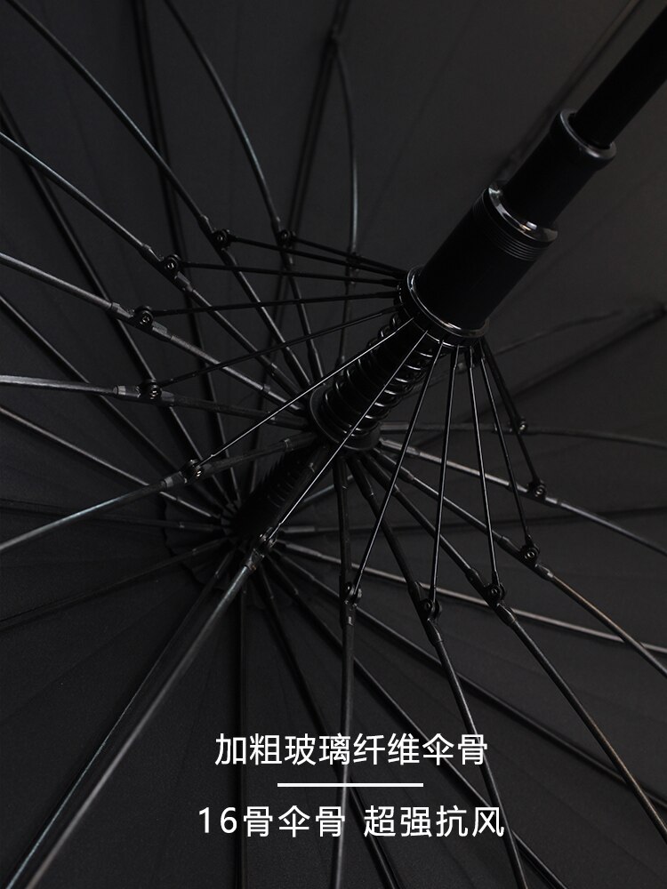 Japanese Umbrella Windproof 16-bone Big Long Handle Umbrella Sun UV Men Business Rain Umbrellas Large Double Regenschirm SY244