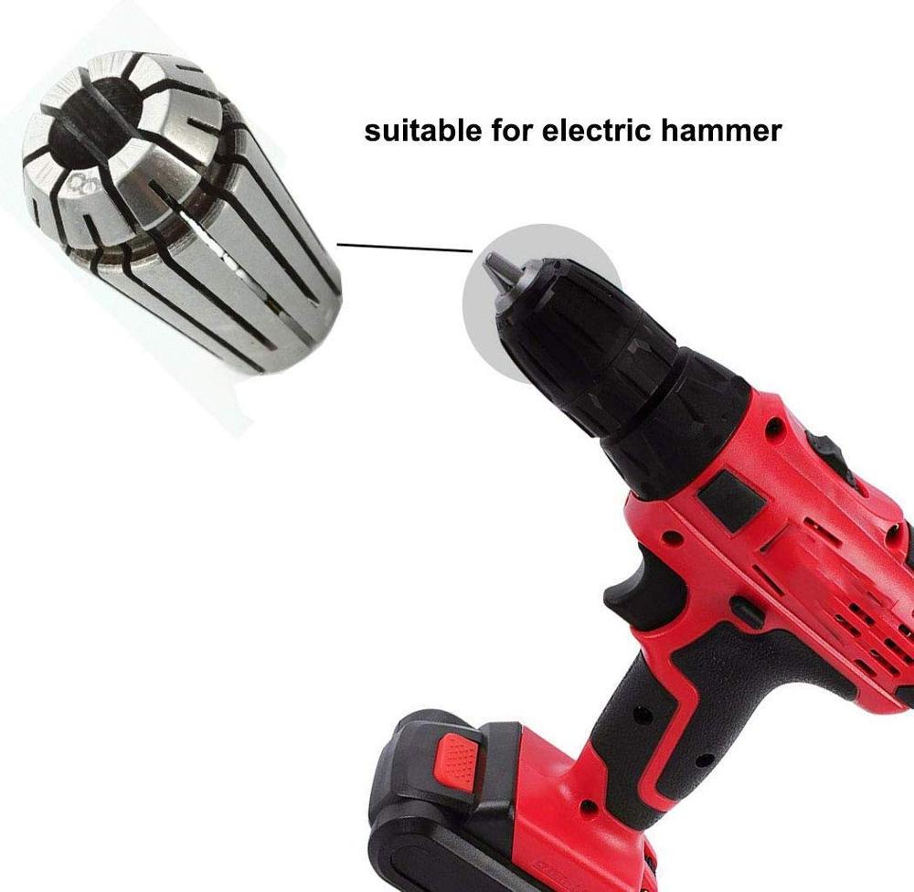 High Precision collets set ER8 ER11 ER16 ER20 ER32 ER40 Spring Collet 0.008 accuracy For CNC Engraving Machine Lathe Mill Tool