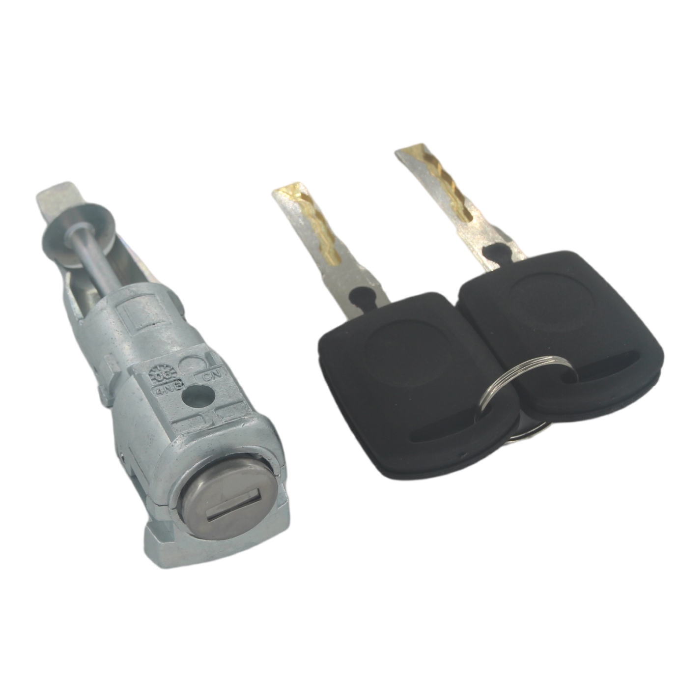 Juego de cerradura completa AL196 1Z0837167C 6Y0898167E, interruptor de encendido, cilindro de bloqueo de puerta izquierda para SKODA OCTAVIA 2005: L LOCK