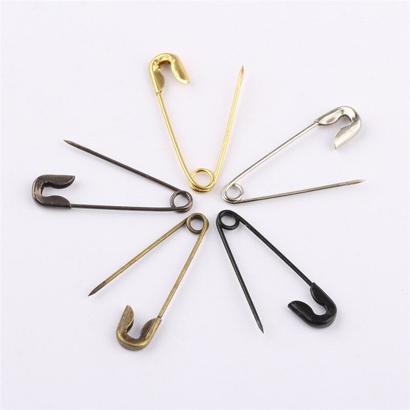 5000 unids/lote de alfileres de seguridad de acero inoxidable, broche de Metal, insignia de joyería, Pin de seguridad, accesorios para manualidades de costura