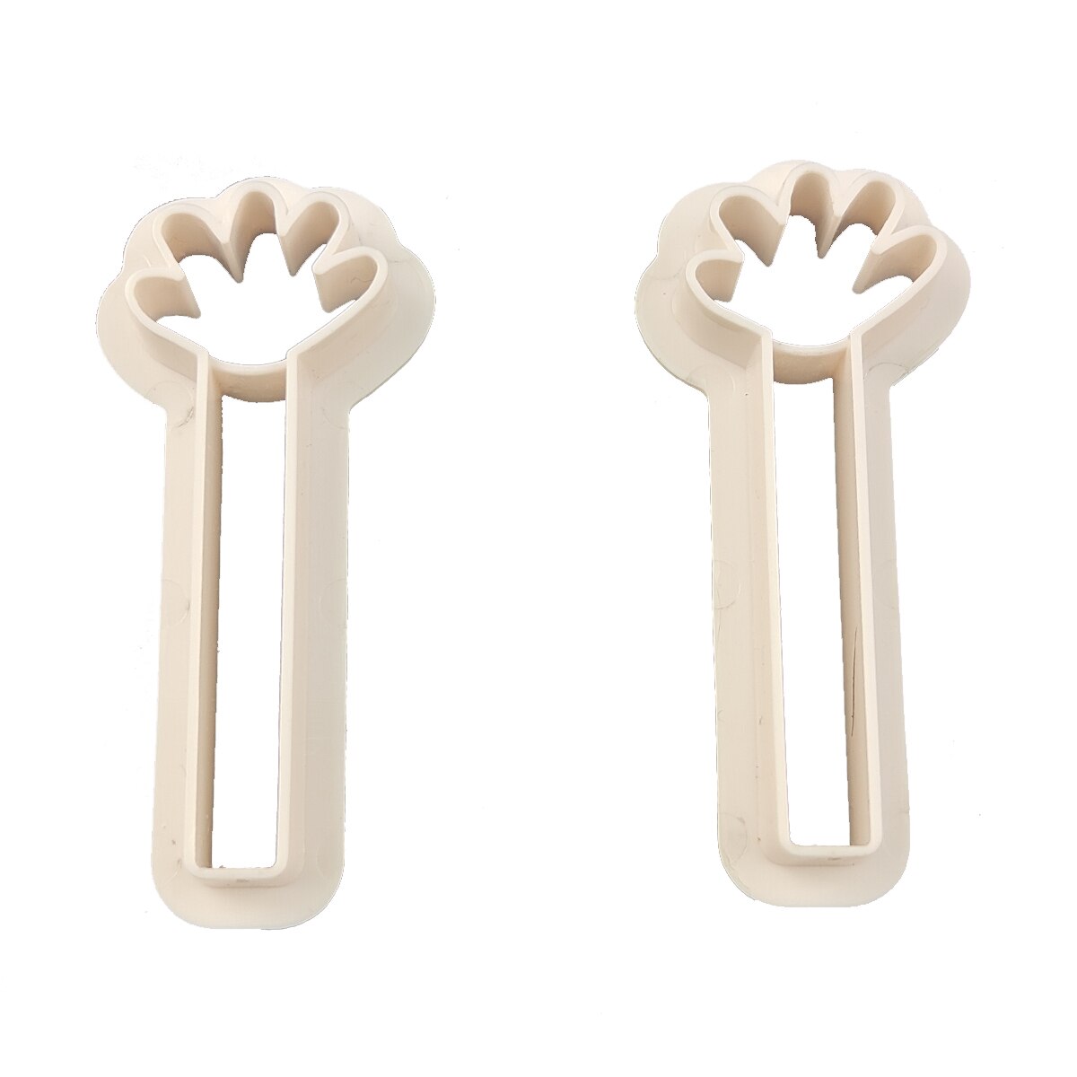 Moule à biscuits en forme de mains de palmier, 2 pièces, pour fête d&#39;anniversaire, ustensiles de cuisine, coupe-biscuits, bricolage, décor de cuisson, modélisation de pâtisserie, outils de fabrication