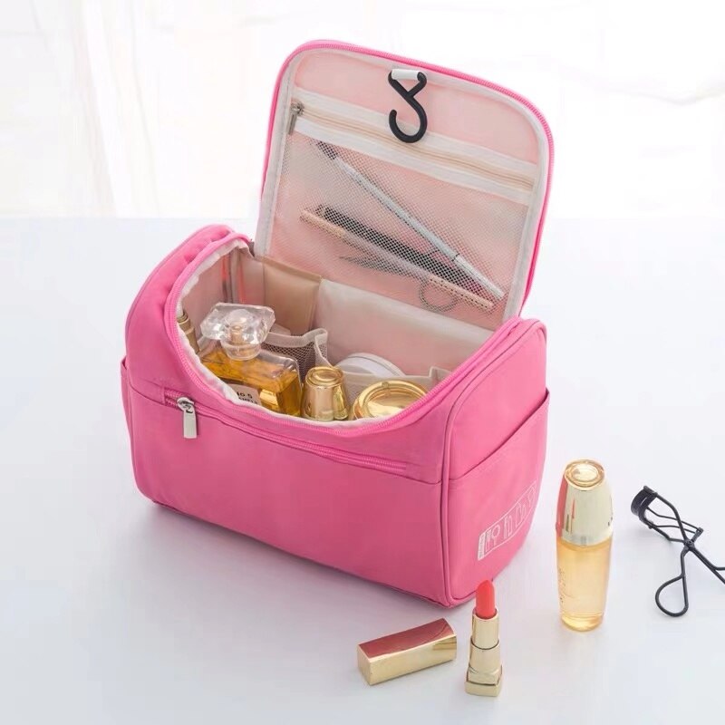 Bolsa de lavado con gancho para hombre y mujer, bolsa de lavado portátil para exteriores, bolsa de viaje, bolsa de cosméticos