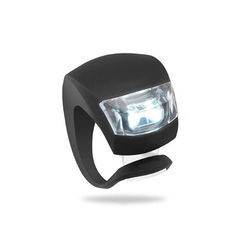 Luces de bicicleta, cabeza LED de silicona rueda de luz delantera de la bicicleta trasera, luz de ciclismo impermeable, luces de advertencia de scooter para niños