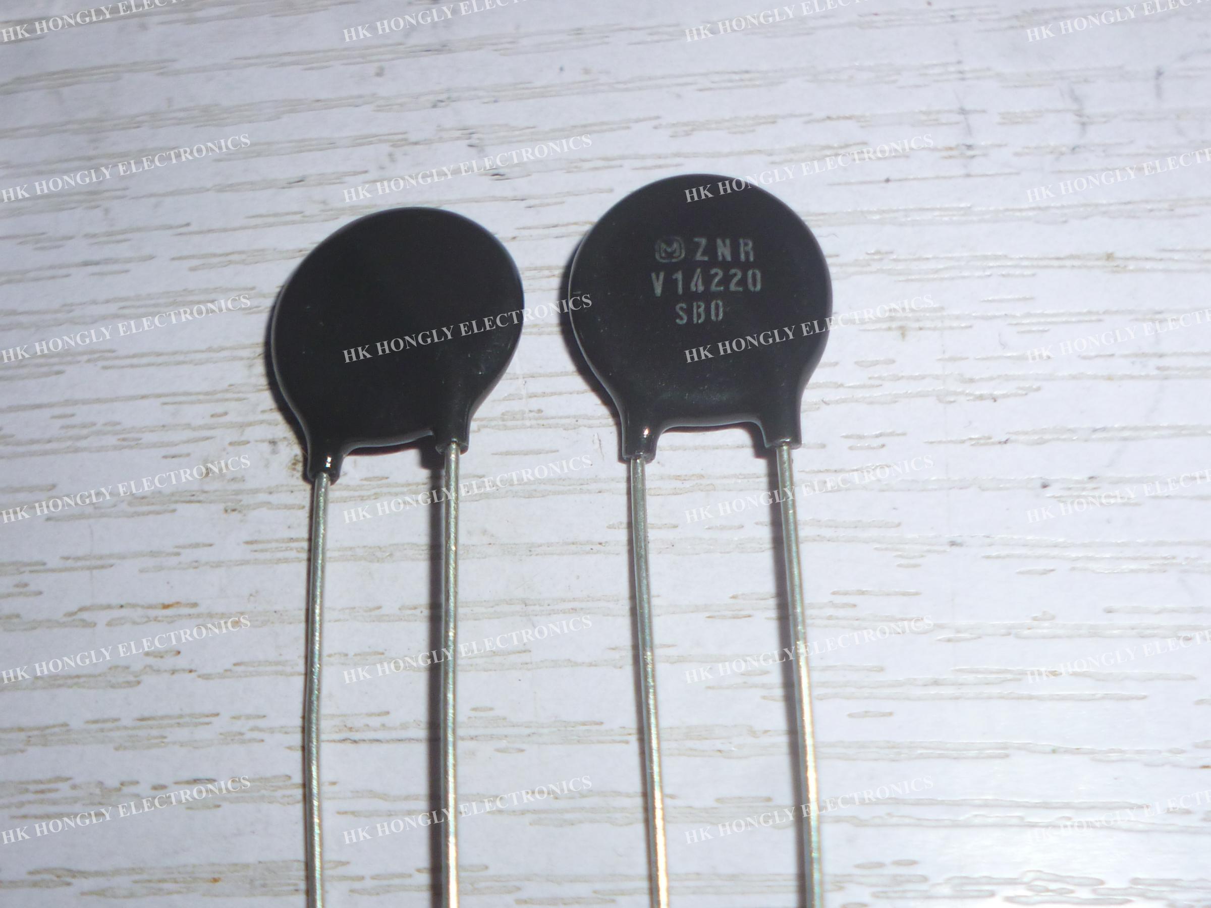 30PCS ZNR V14220 V14330 V14470 V14560 V14201U V14271U V14361U V14391U V14431U V14471U V14511U V14681U V14751U 14MM VARISTOR: V14220 22V