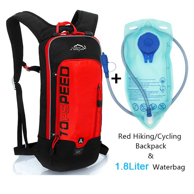 Arvano Hydratatie rugzak fietsen rugzak met hydratatie blaas, water rugzak geïsoleerd compartiment voor skiën, wandelen rugzak hardlopen hydratatie pack (Grijs, Eén maat