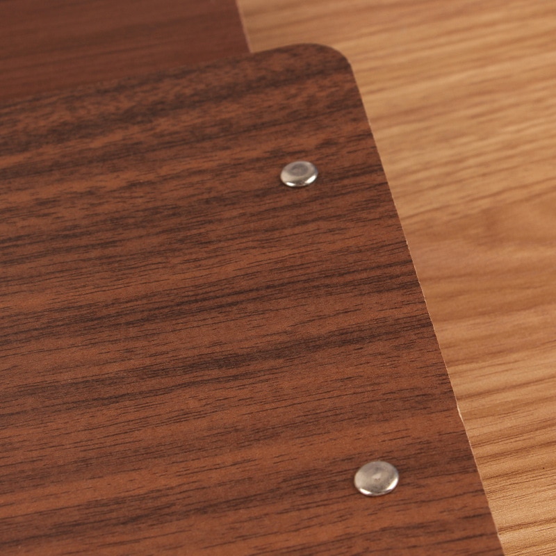 A4/A5 Wooden Memo Clipboard Meeting Record Writing Clip Board Can Hangable Student Drawing Folder File Hardboard Office