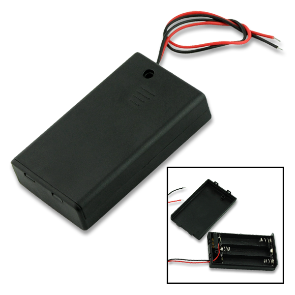 1pc 2x 3x 4x AAA Battery Holder Storage Case With On / Off Switch Lead Cable AAA Battery Box