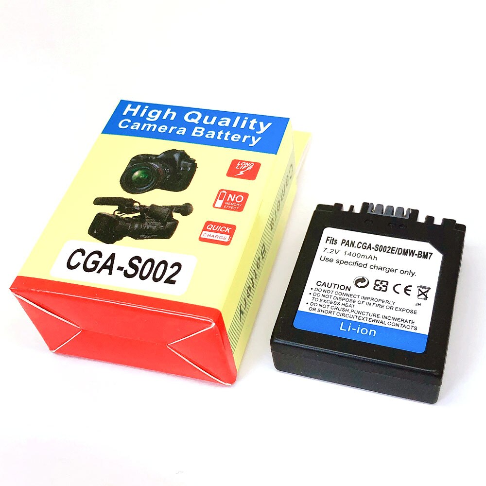 CGR-S002E CGA-S002E CGR-S002 CGA-S002 CGA CGR S002 S002E DMW-BM7 DMWBM7 Battery For Panasonic DMC-FZ10 FZ15 FZ2 FZ20 FZ3 FZ4 FZ5