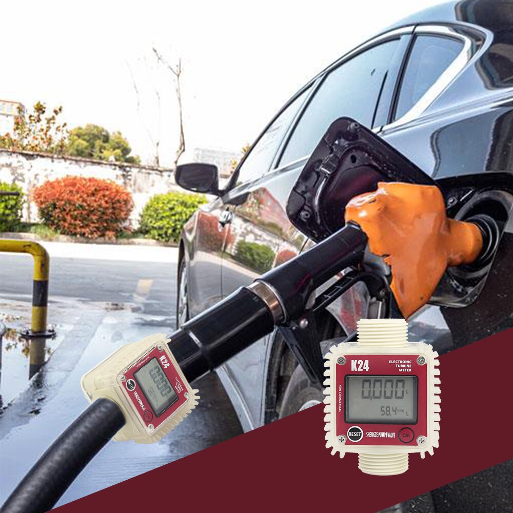 High-Definition Displays Digital Turbine Flow Meter Water Meter Used To Measure Diesel Gasoline Flowmeter