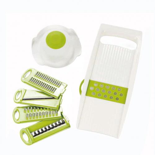7 Pcs Vegetable Cutter Set Holder Slicer Potato Peeler Carrot Green Grater Shredders Kitchen Accessories Tool Gadget: Default Title